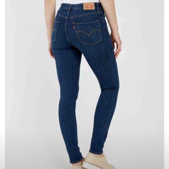 NWT New with tags Levi's high rise dark indigo skinny jeans 721 - Picture 7 of 8